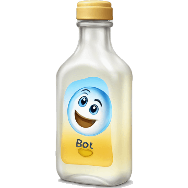 Bottle of baby oil emoji