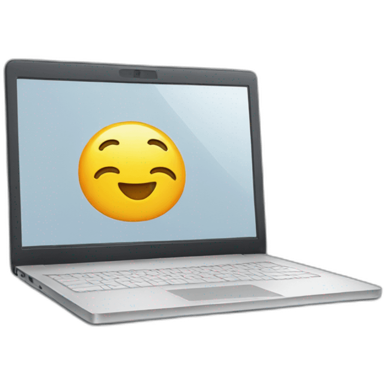 Laptop on the side emoji