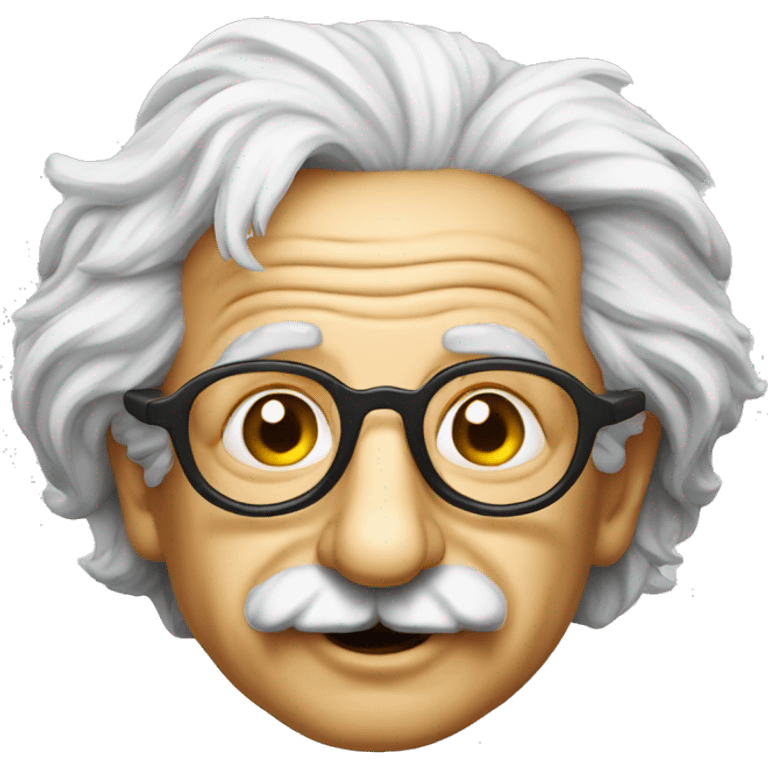 albert einstein sun glasses emoji