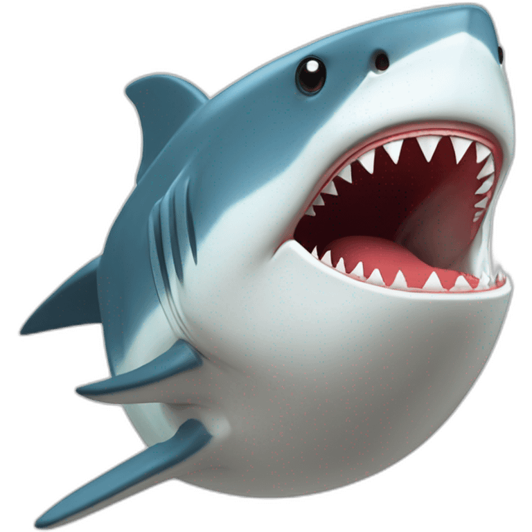 requin qui mange un ours emoji