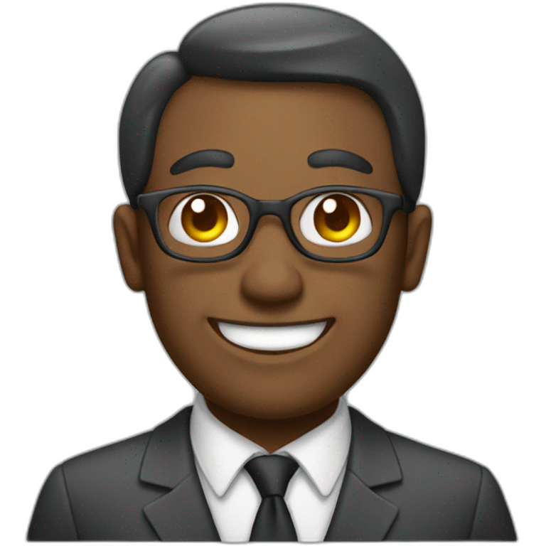 Empresário feliz emoji