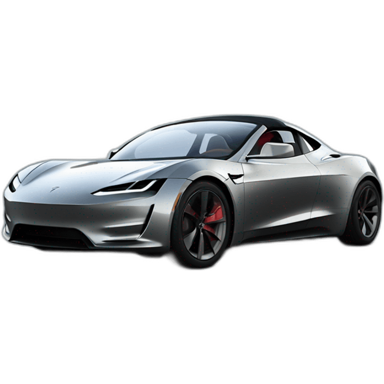 Tesla roadster 2020 front emoji