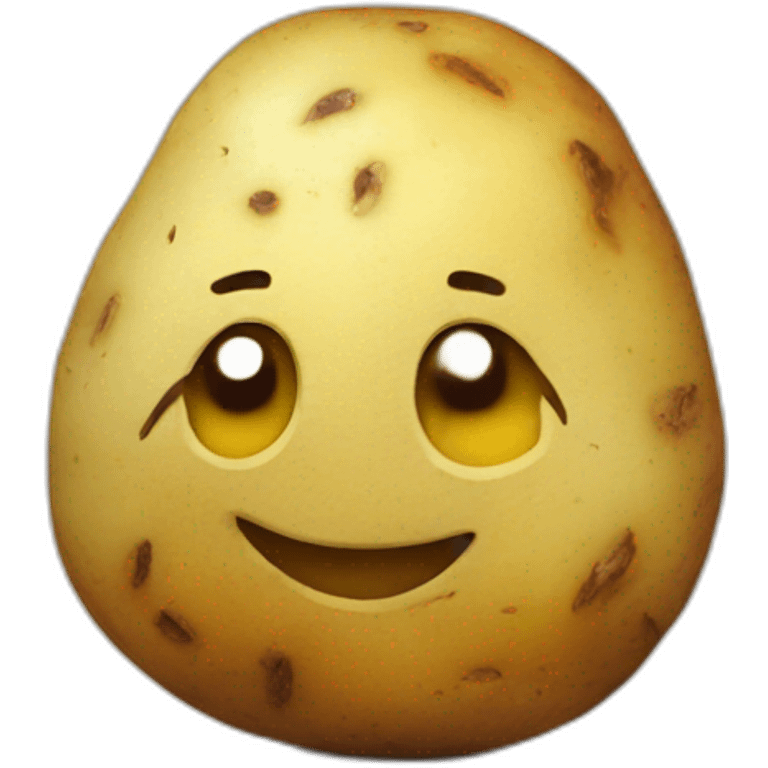 Potato smile emoji