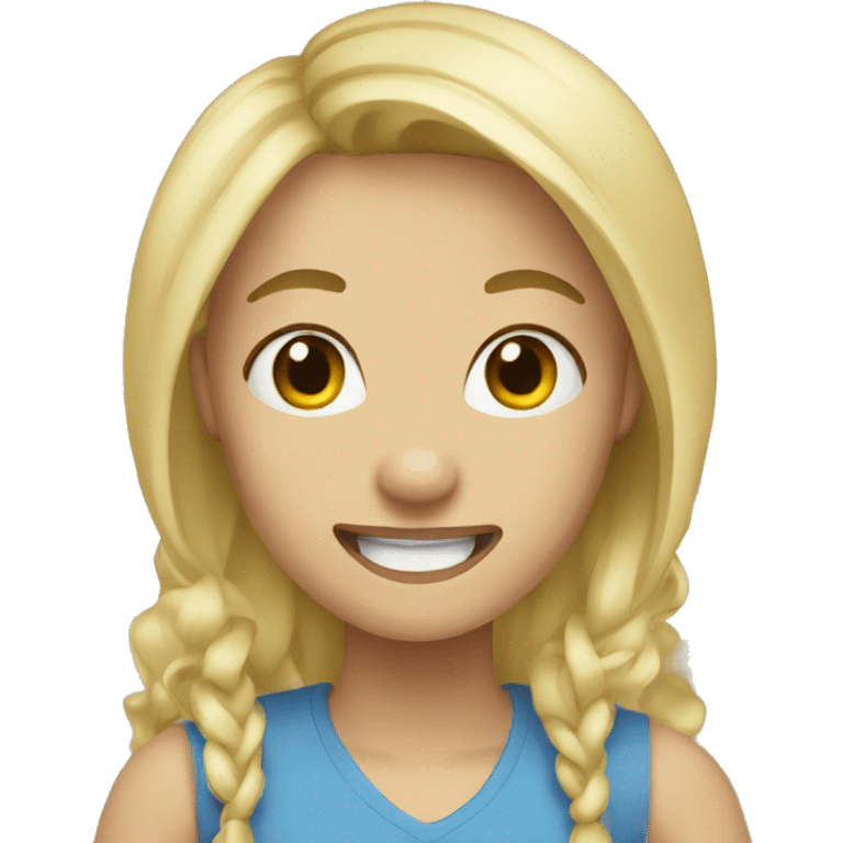 blonde with braces emoji