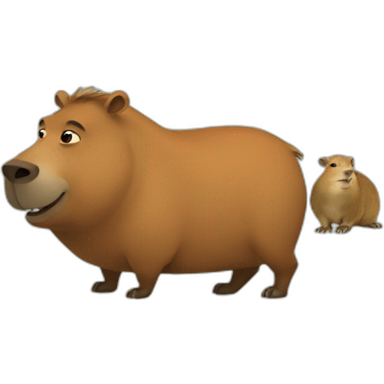 shrek with capybara emoji