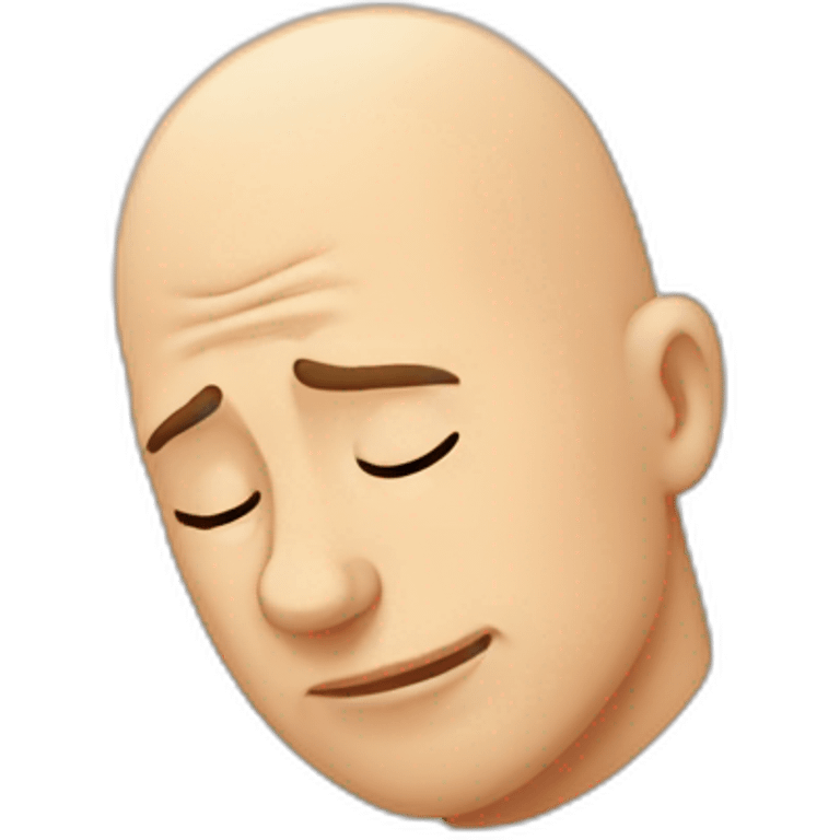  Bald facepalm emoji