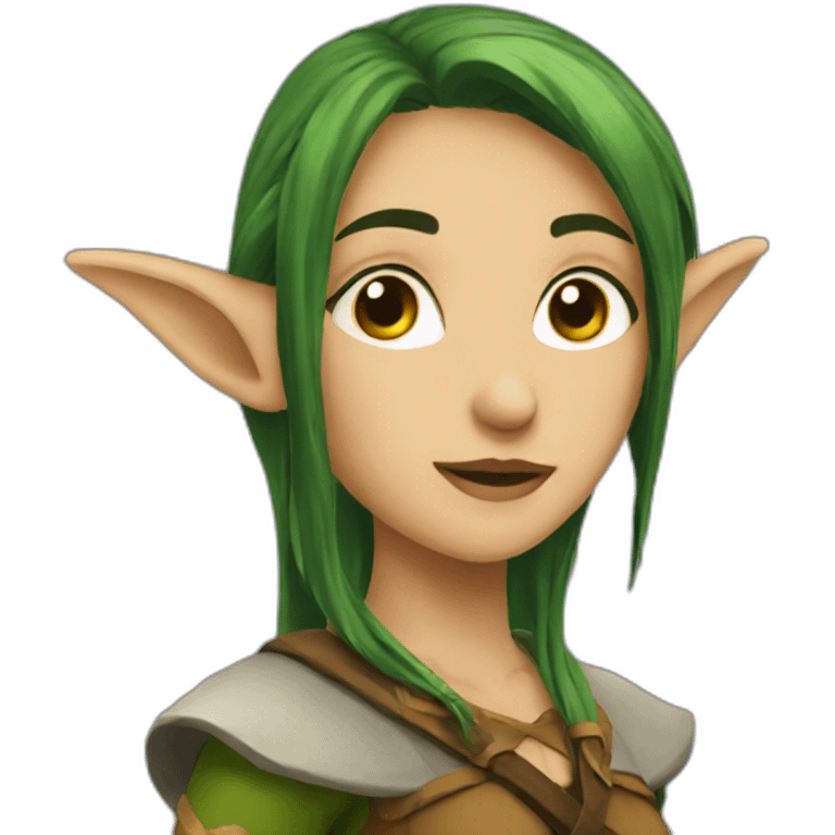 female-wood-elf emoji