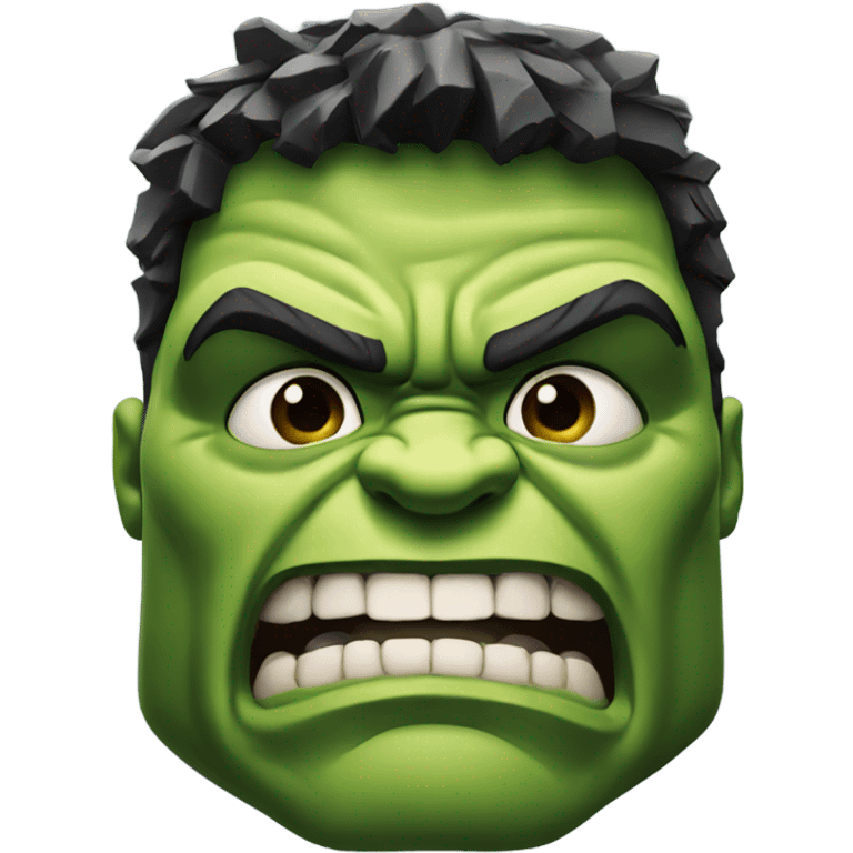 The hulk smashing  emoji