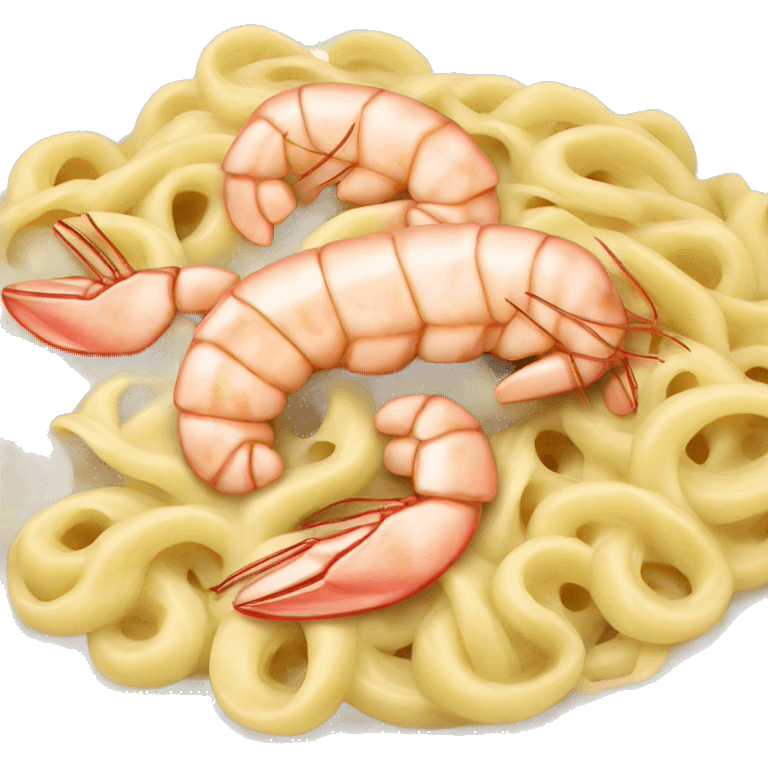 Shrimp Alfredo emoji