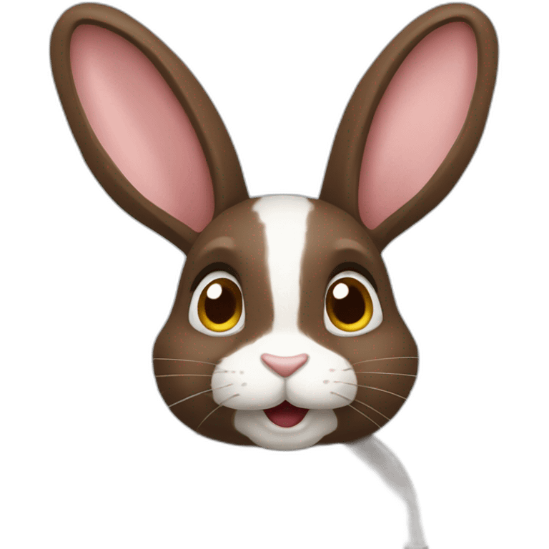 Lapin-nain-des-Pays-Bas-brun-foncé emoji