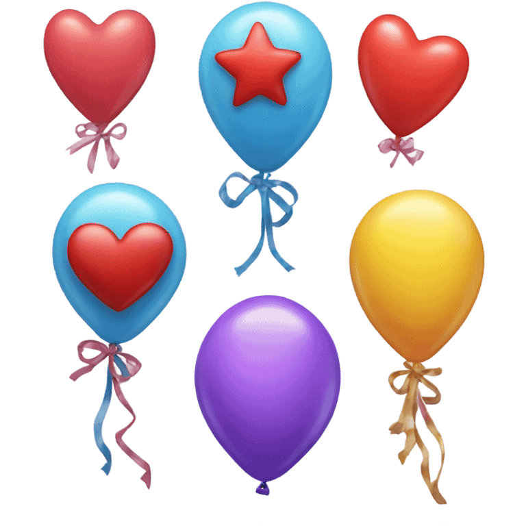 Birthday balloons emoji