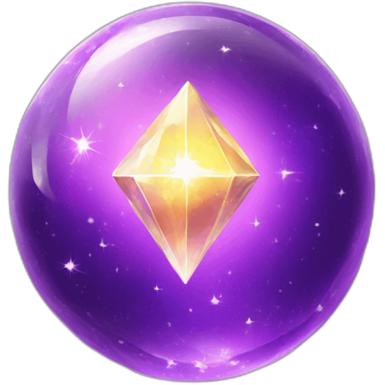 Crystal Magic Orb emoji