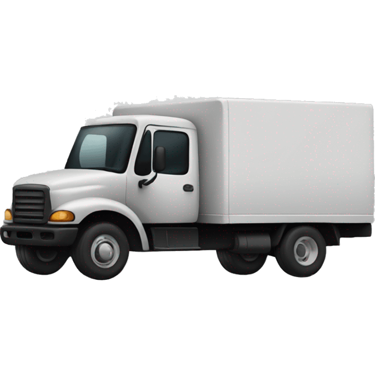 black delivery truck emoji