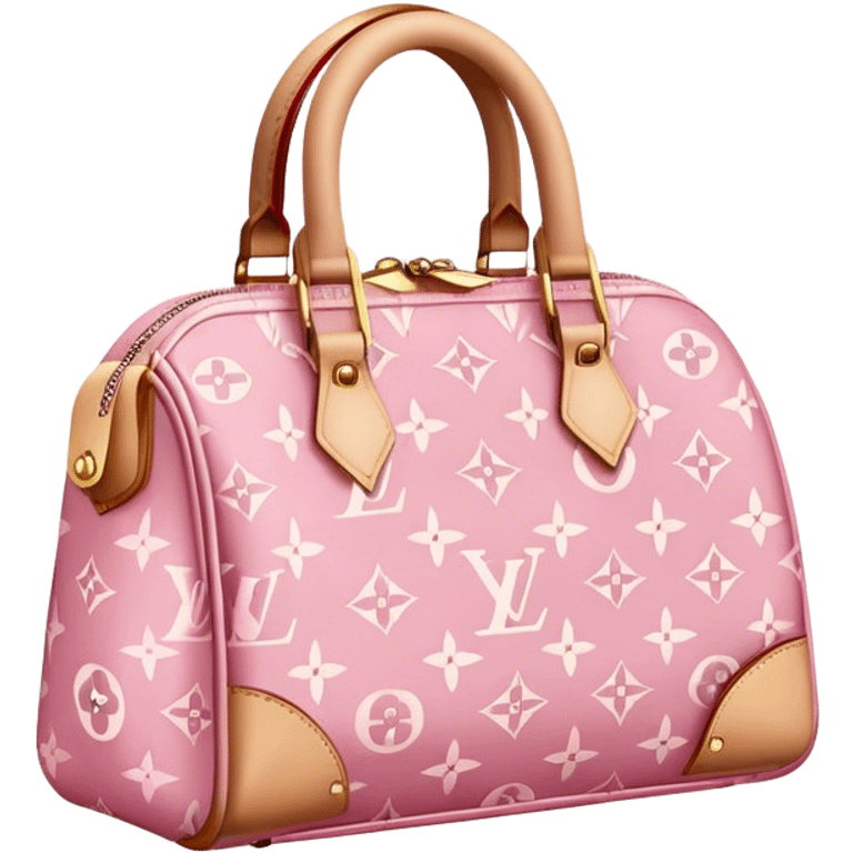 Louis Vuitton pink bag emoji