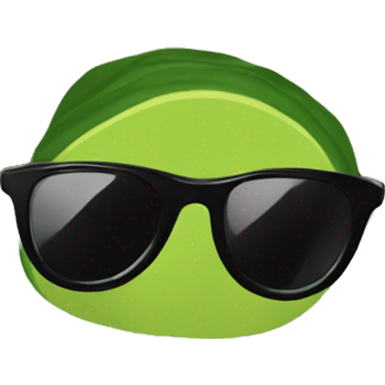 avocado wearing sunglasses emoji