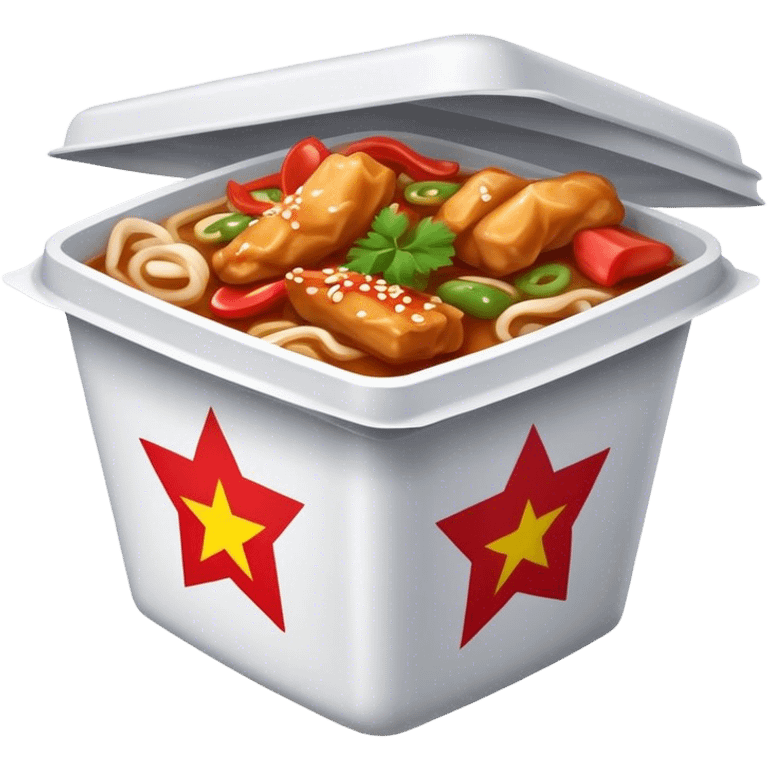 Chinese food take out emoji