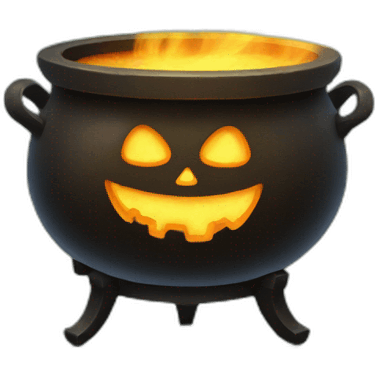 halloween cauldron emoji