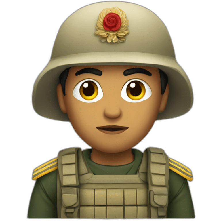 Mexican táctical soldier emoji