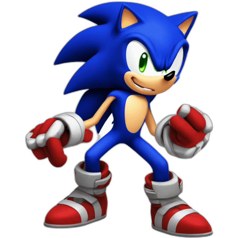 Sonic shadow knuckles ami chaos emoji