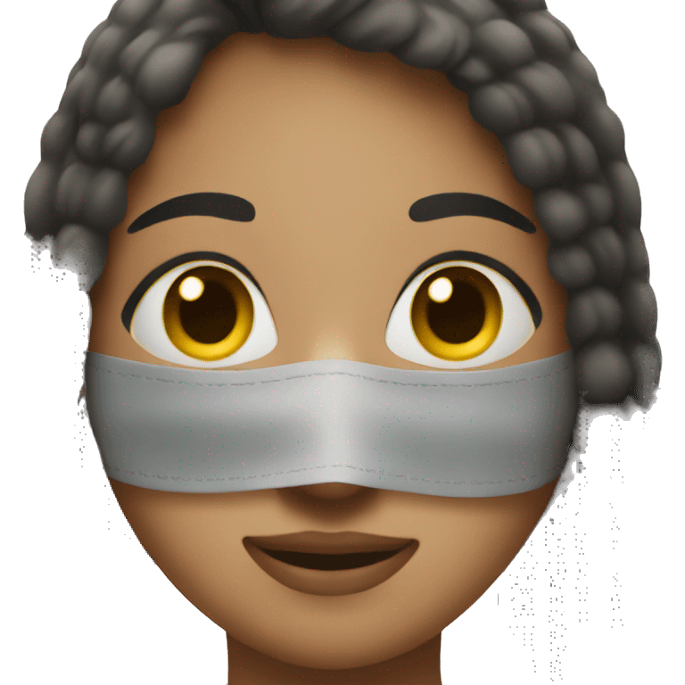 girl with facial mask on  emoji