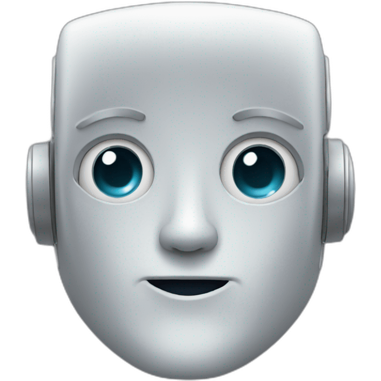 robot face emoji