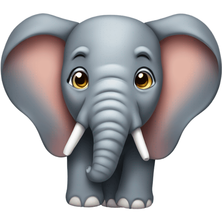 Elephant flapping its ears emoji