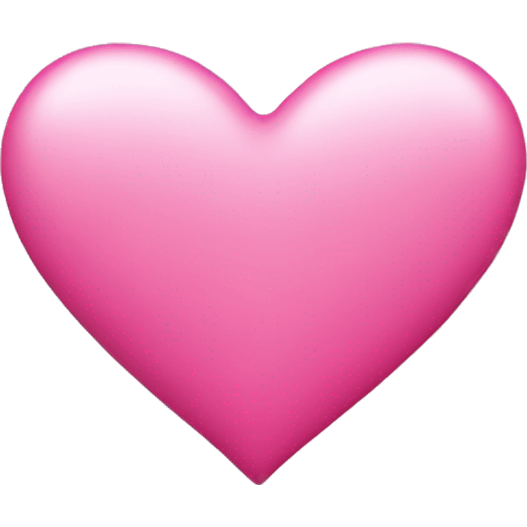 Pink love heart emoji