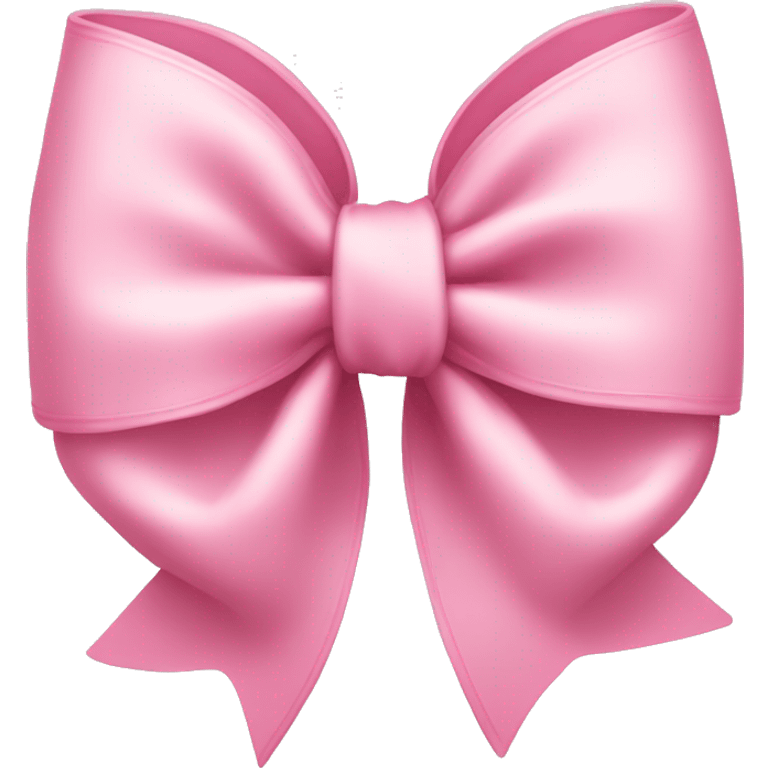 light pink bow on light pink bow emoji