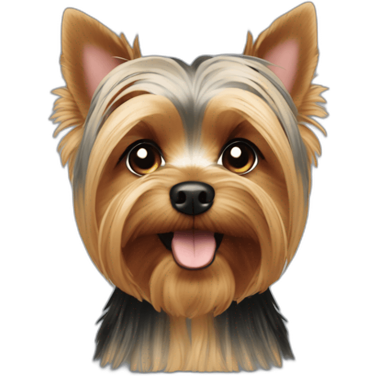 Short snout Yorkie emoji