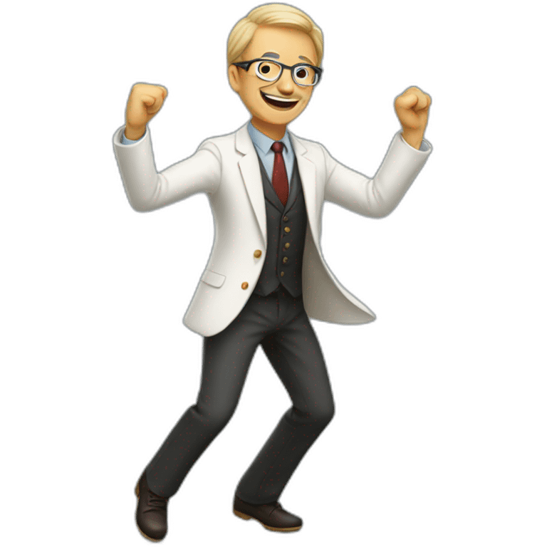 professor dancing emoji