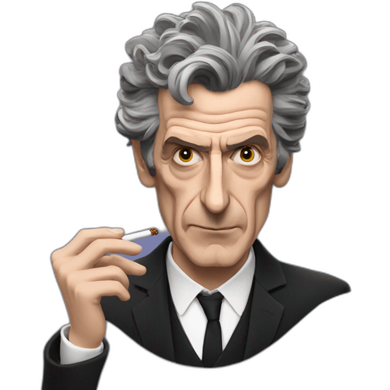 Peter capaldi smoking emoji