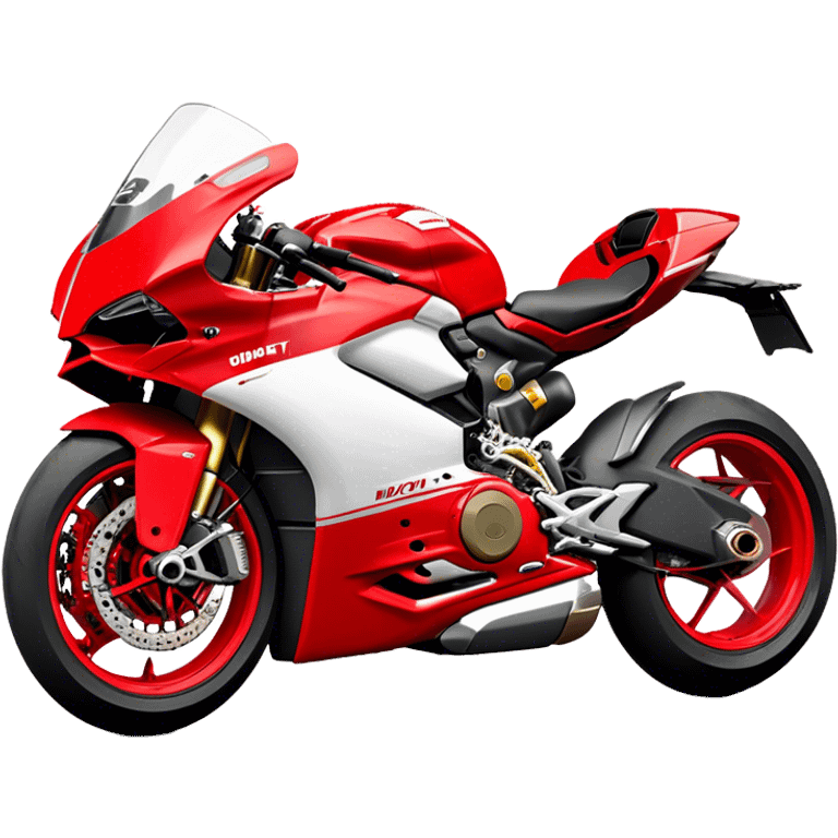 Ducati Panigale (Sportbike) - Ducati Panigale V4 (Model Year: 2022) (Iconic colour: Red) emoji