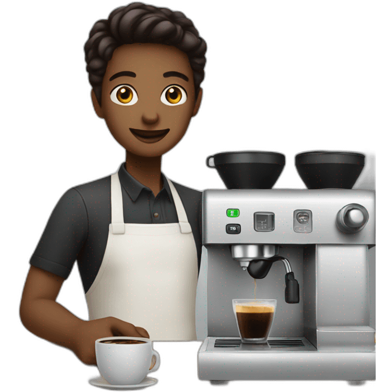 barista making coffee emoji