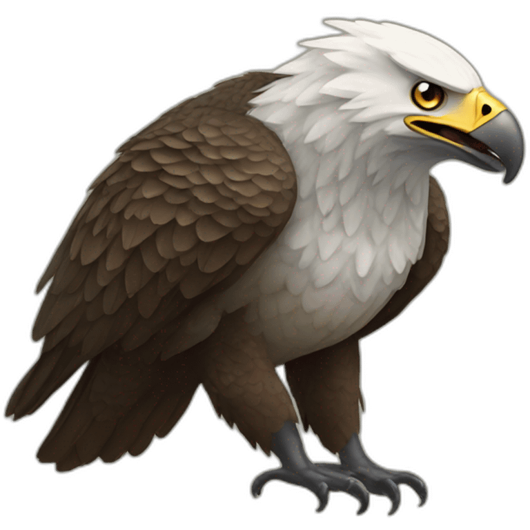 Eagle-Piranha emoji