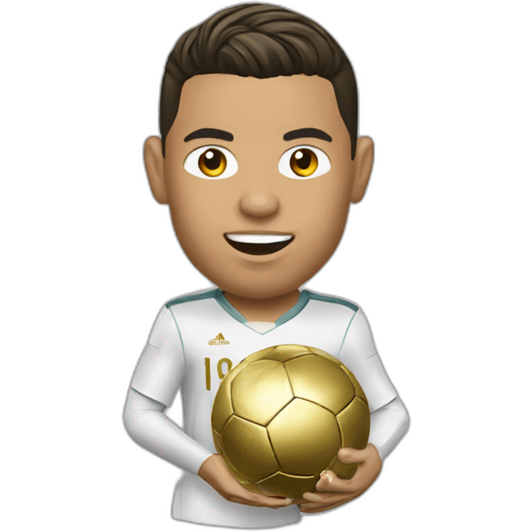 ronaldo ballon d'or emoji