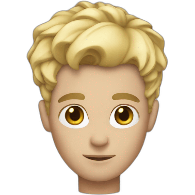 Blond-man-Witch-Short haircut emoji