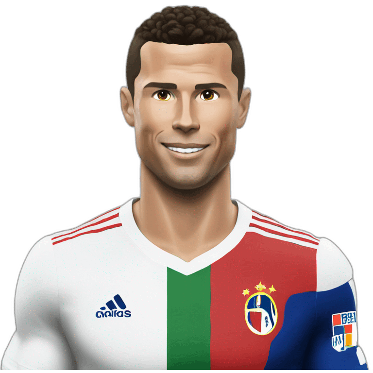 Ronaldo sur macron emoji