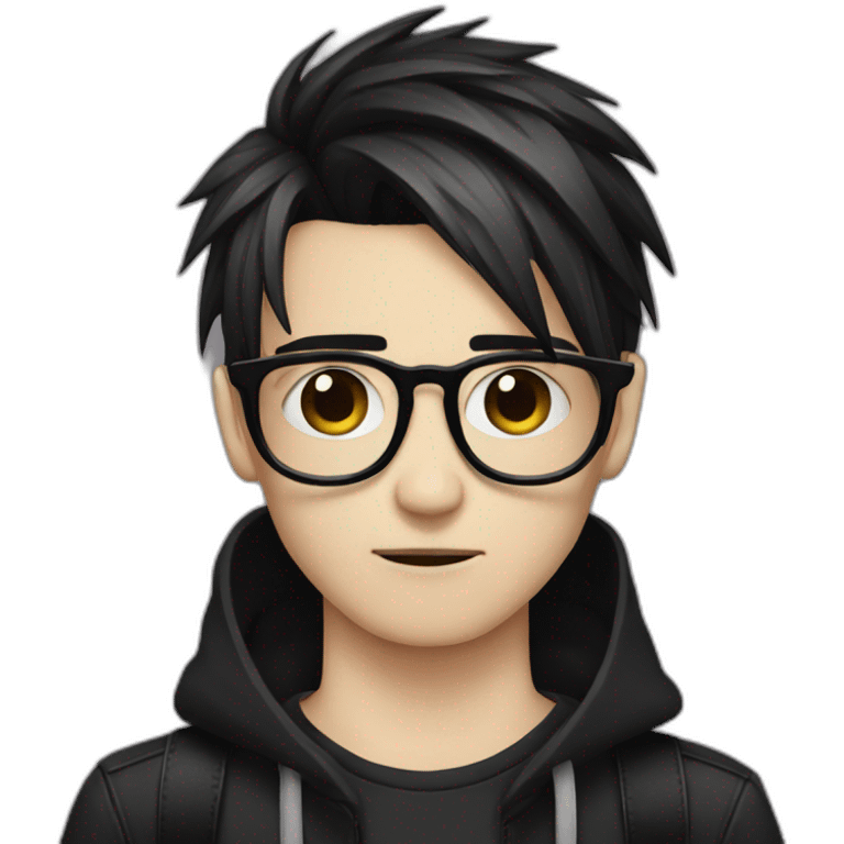 emo boy hipster emoji