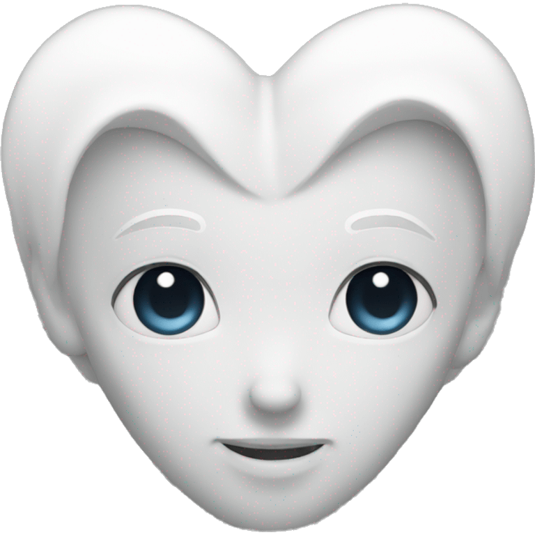 white hearr emoji