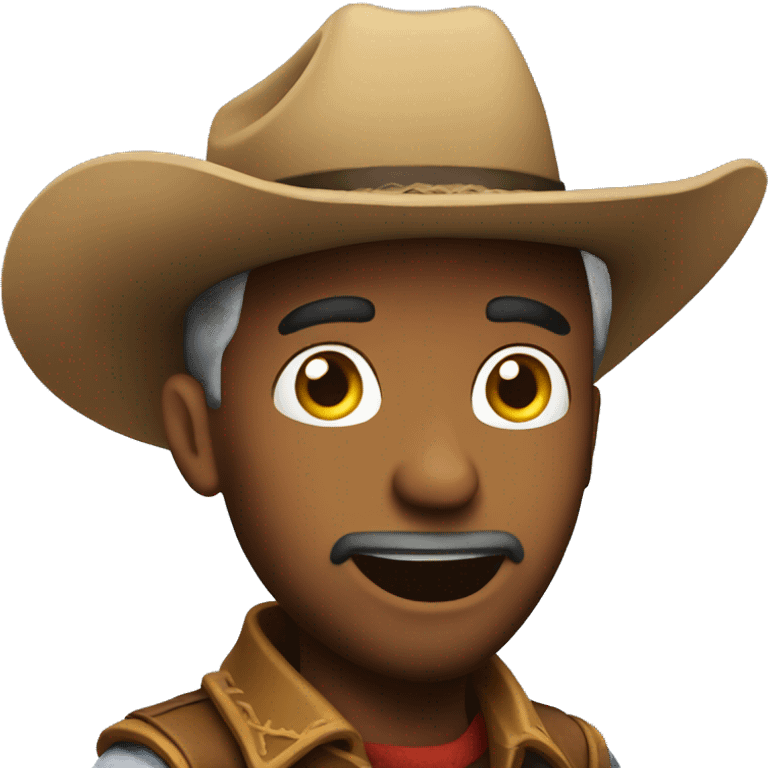 funny cowboy emoji