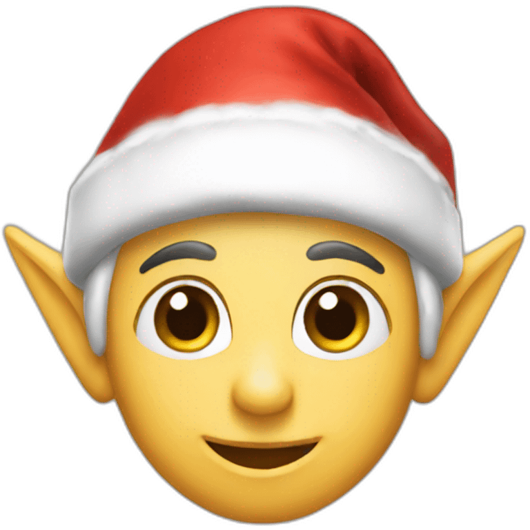 Elf christmas emoji