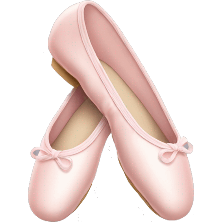 Pale pink ballet shoes emoji