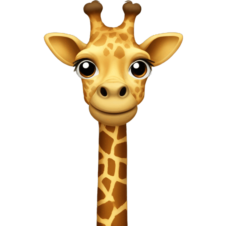 Giraffe with sweatpants emoji