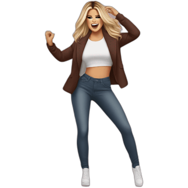 khloe-kardashian-dancing emoji