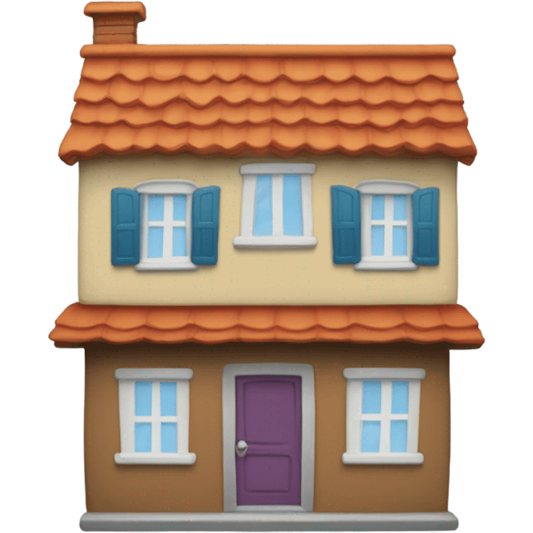 Una casa estilo emoji emoji