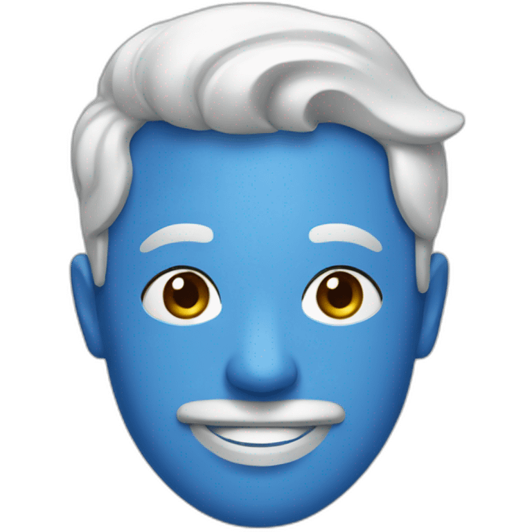 blue brasserie emoji