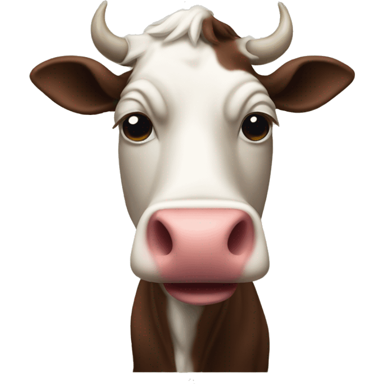 Vaca corrupta on vino  emoji