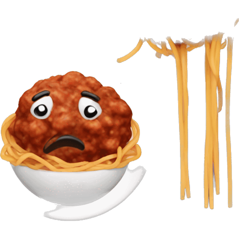 spaghetti and meatballs emoji