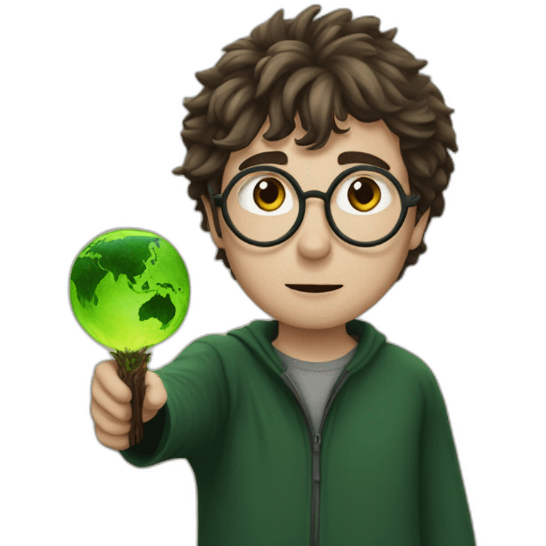 harry potter fighting for climate emoji