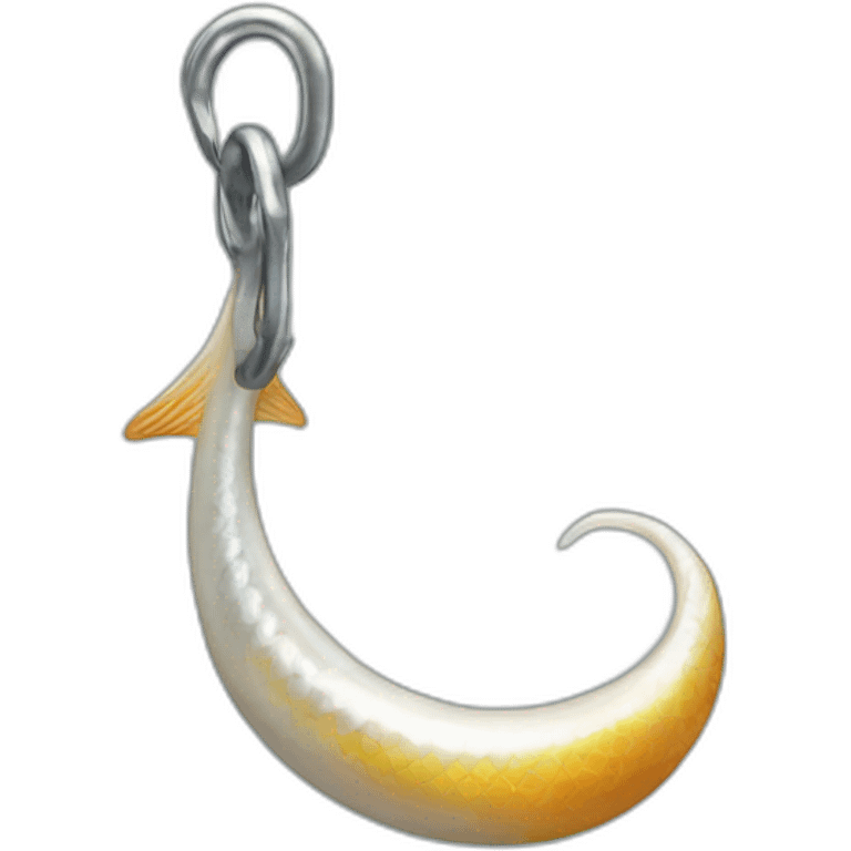 fish hook emoji